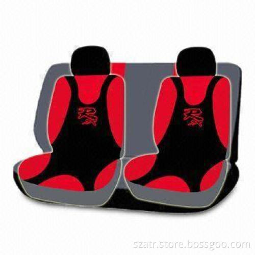 Car Seat Covers with Printed Logo, Made of Suede and Towel, Available in Size of L and XL